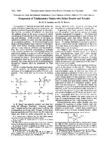 Compounds of Trialkylamine Oxides with Sulfur Dioxide and