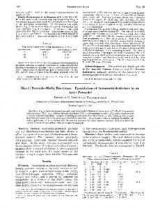 Diacyl PeroxideâOlefin Reactions. Epoxidation of
