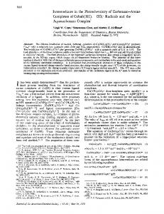 Intermediates in the photochemistry of of carbonato-amine