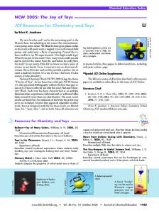 JCE Resources for Chemistry and Toys | Journal of Chemical