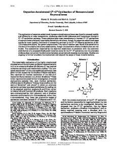 Oxyanion-Accelerated C2âC6 Cyclization of Benzannulated