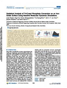 Statistical Analysis of Tri-Cresyl Phosphate Conversion on an