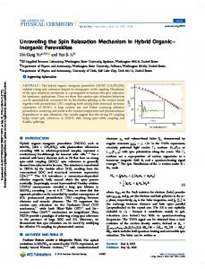 Unravel Spin Relaxation Mechanism in Hybrid Organic